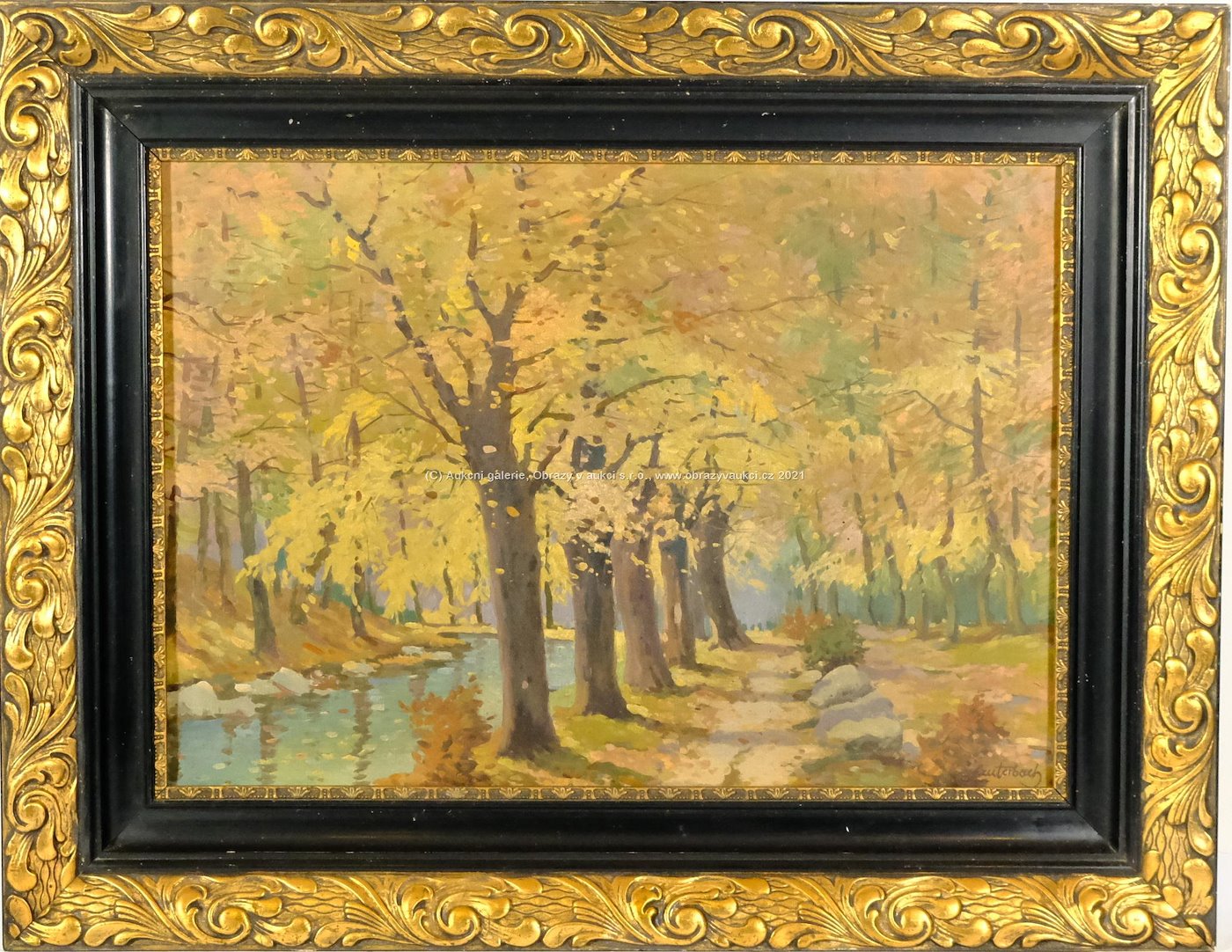 Julius Lauterbach - Podzim v listnatém lese