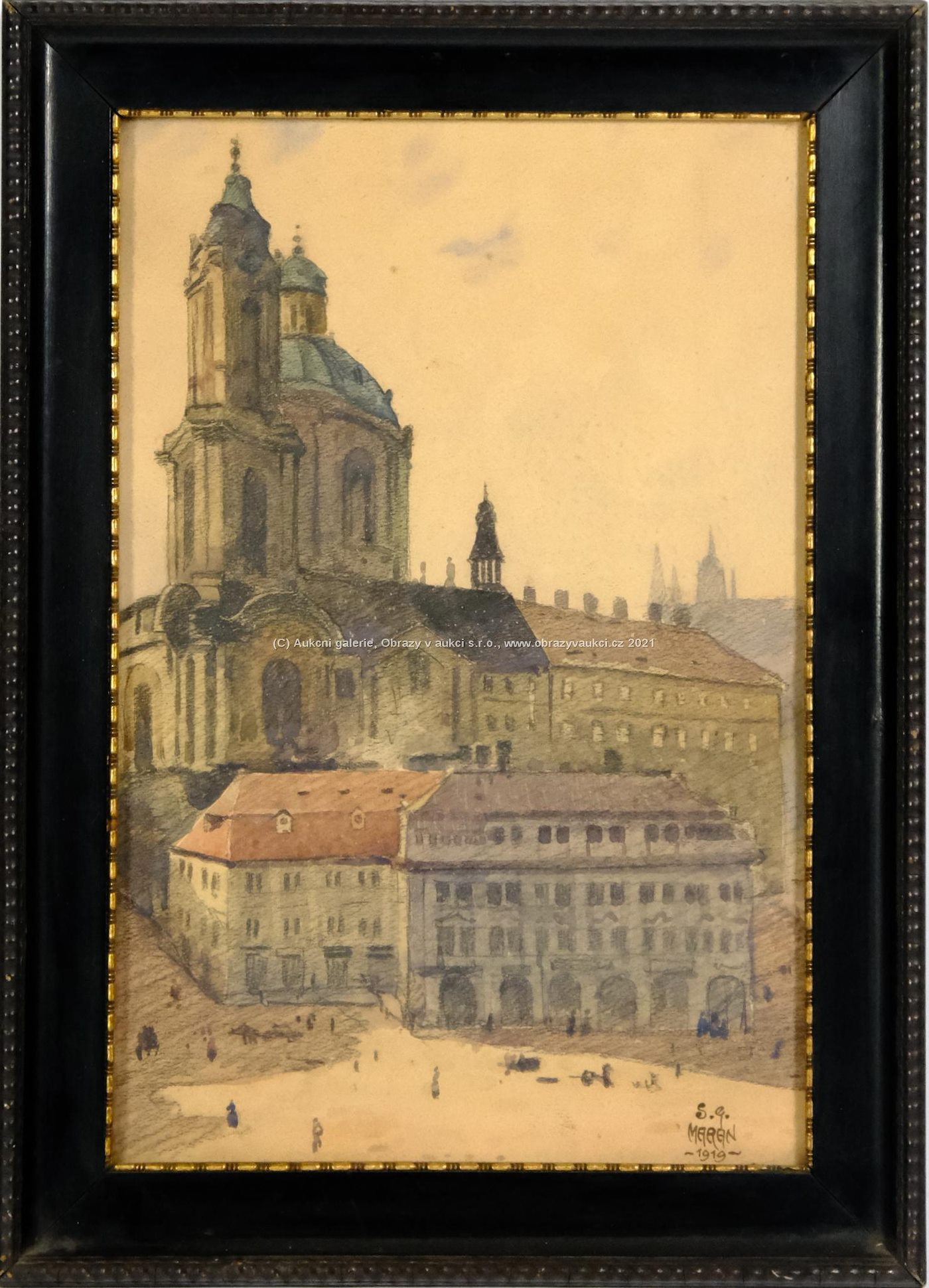 Gustav S. Maran - Kostel sv. Mikuláše na Staroměstském náměstí