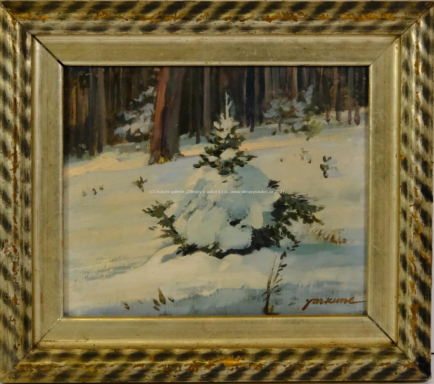 Jaromír Kunc - Zimní ráno v lese