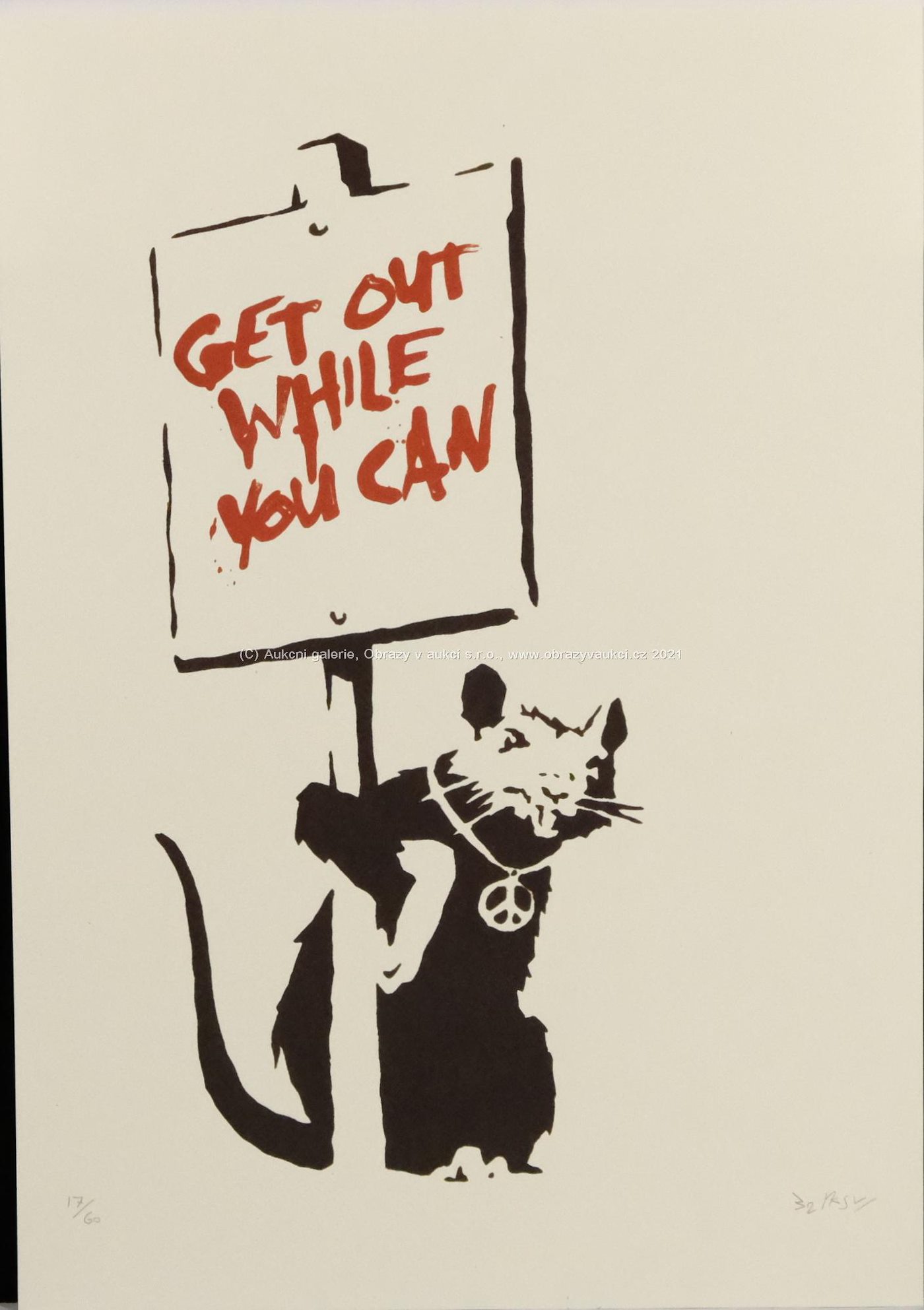 Banksy - Get out while you can