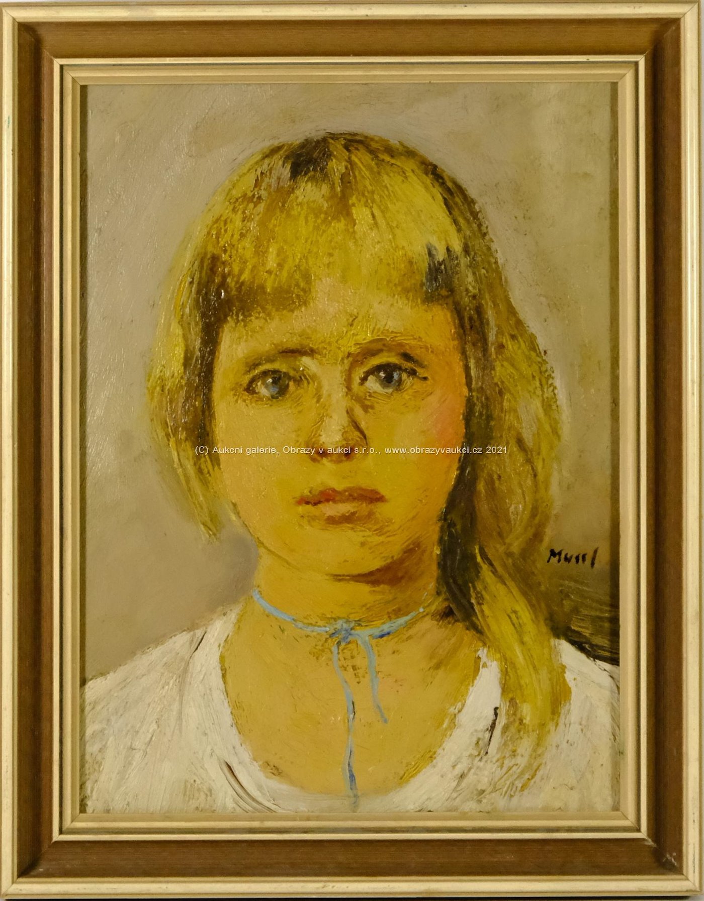 Leopold Musil - Portrét děvčátka