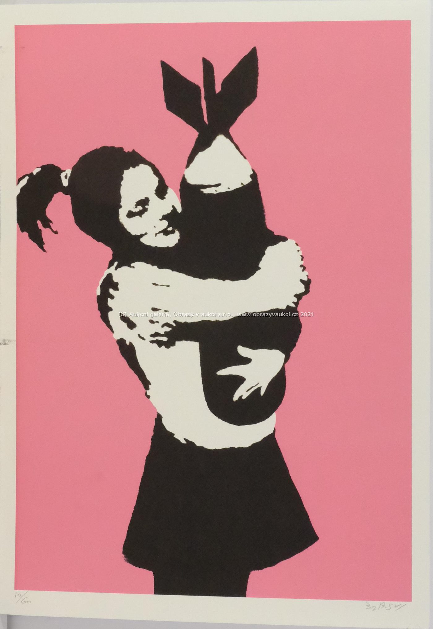 Banksy - Hugger Girl