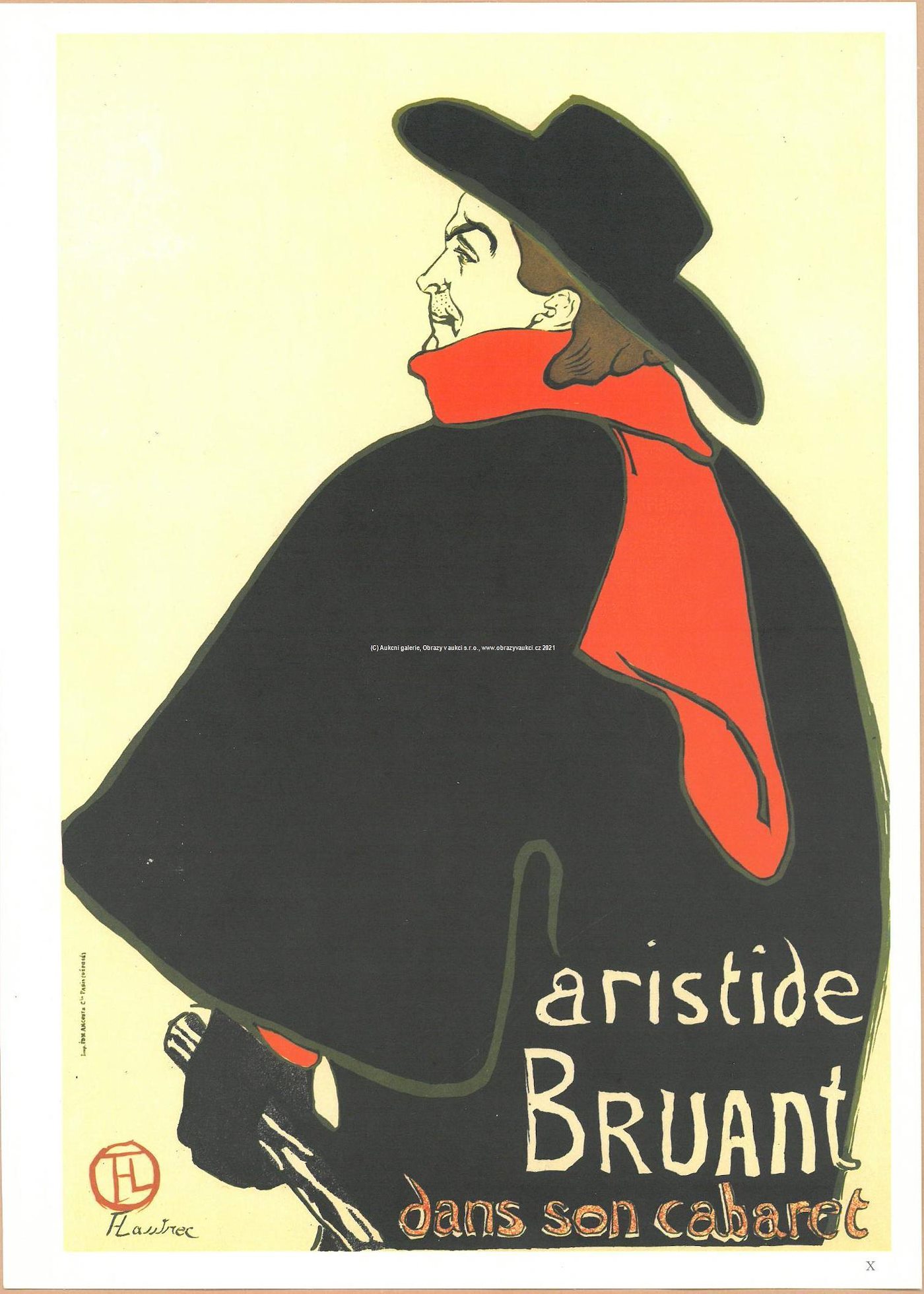 Henri de Toulouse Lautrec - Aristide Bruant