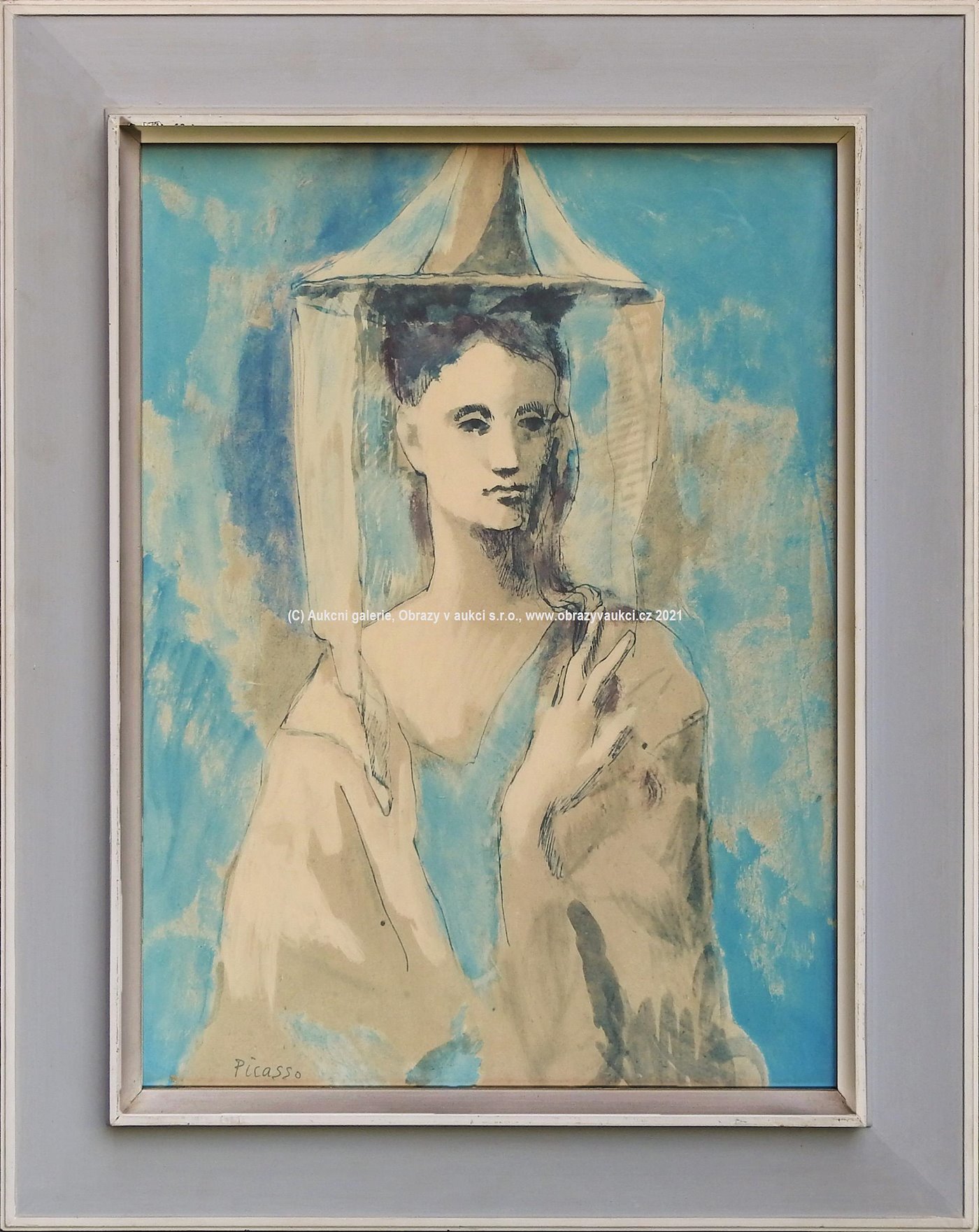 Pablo Picasso - Žena v klobouku