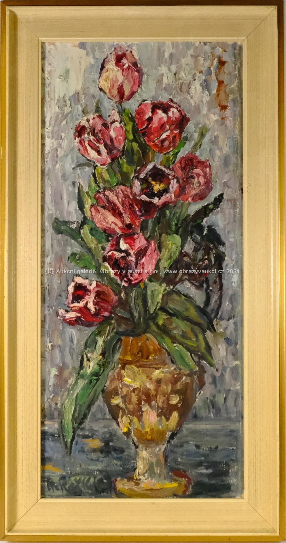 Helena Roškotová - Kytice tulipánů