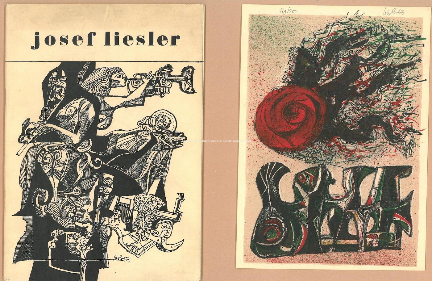 Josef Liesler - Abstrakce