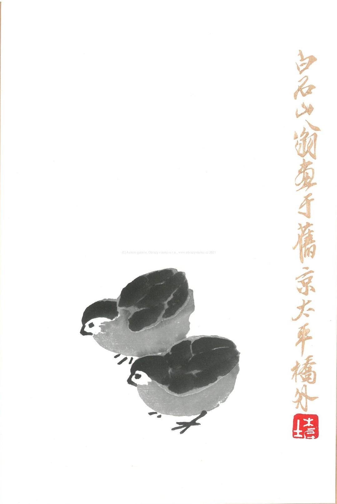 Bai-shi Qi (Čchi Paj-š´) - Dvě ptáčata