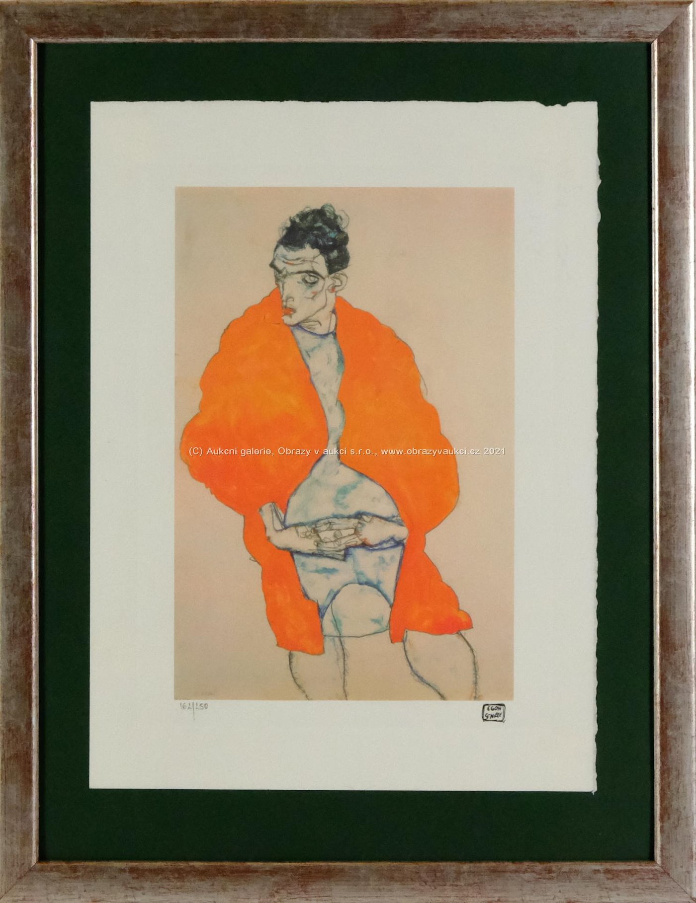 Egon Schiele - Self-portrait