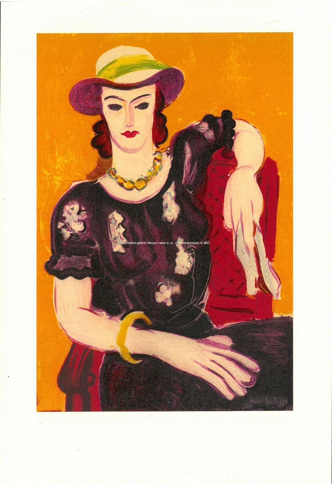Henri Matisse - Femme a la Chaise Rouge