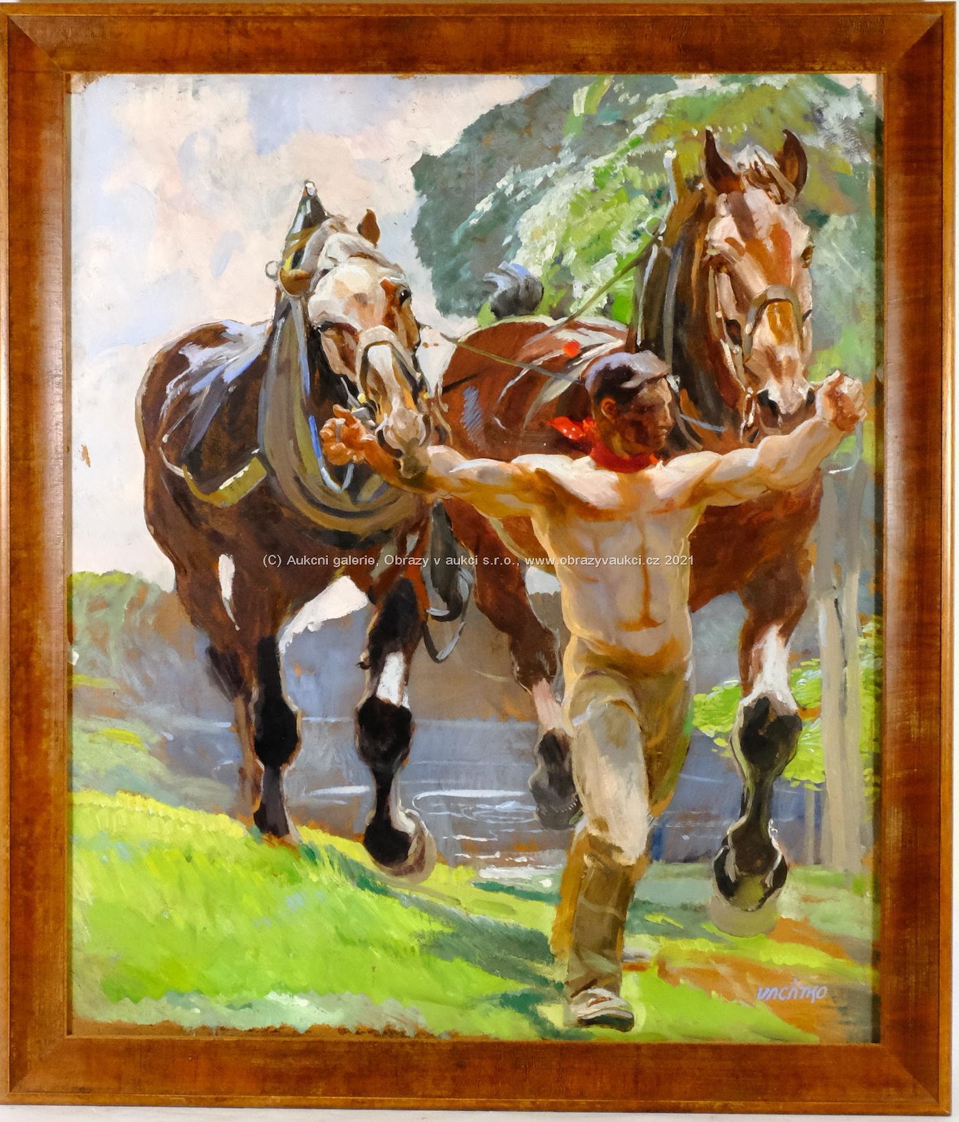 Ludvík Vacátko - Statný muž s koňmi