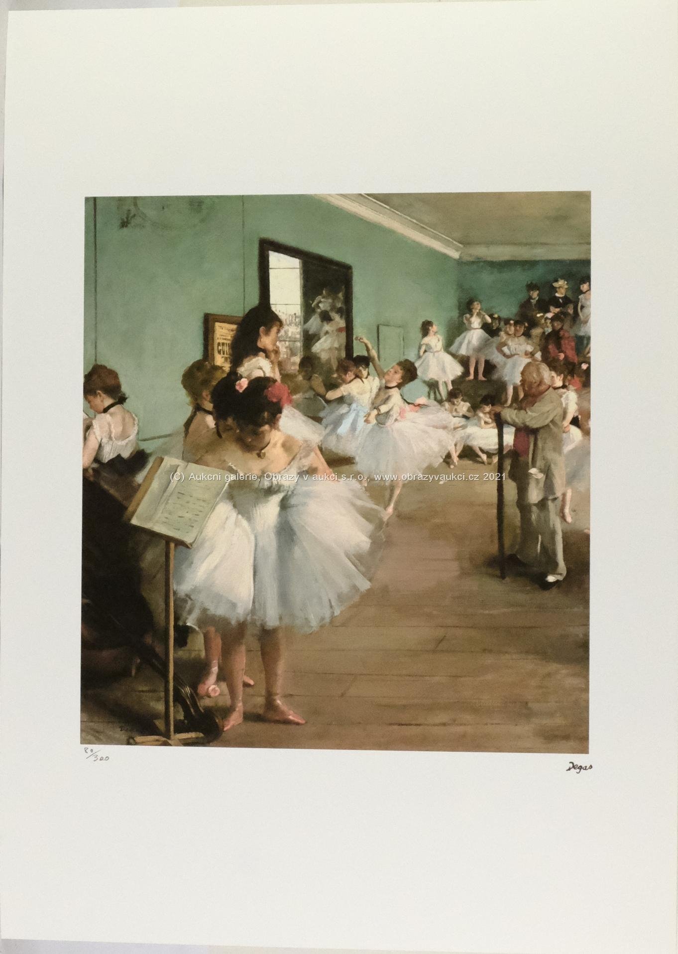 Edgar Degas - Dancing room