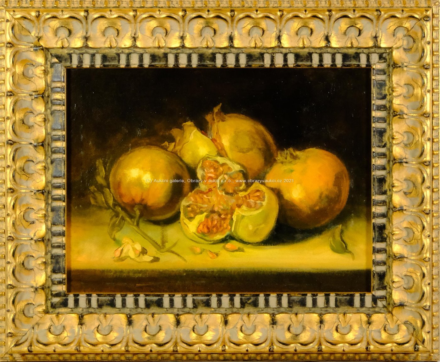 Jaroslav Polanský - Zátiší s granátovými jablky