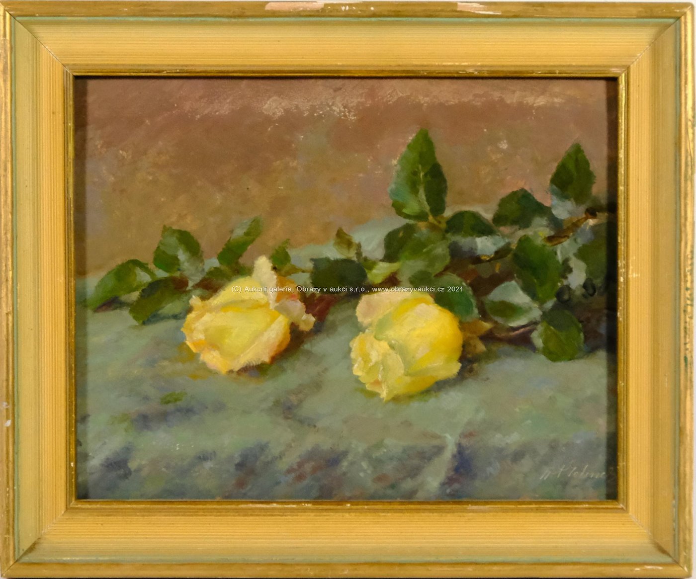 František Antonín Jelínek - Žluté růže