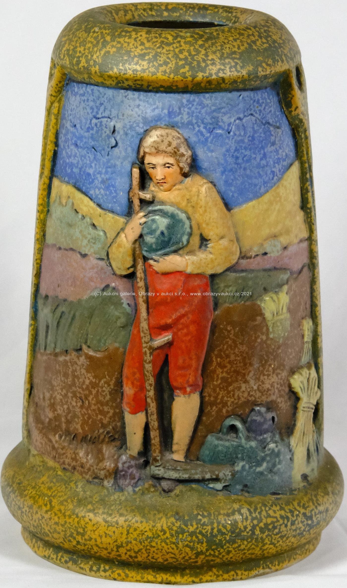 značeno Amphora - Váza s motivem polních prací