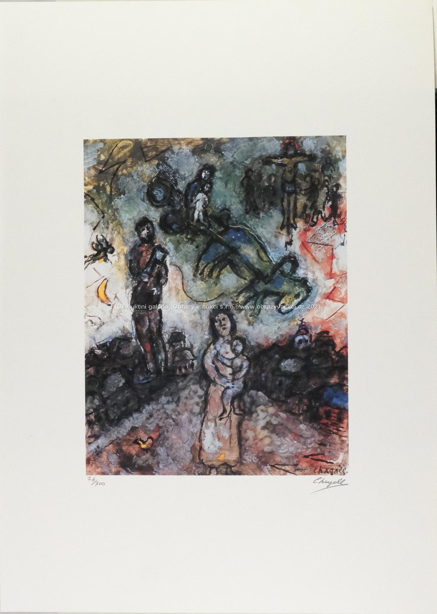 Marc Chagall - Crucifixion