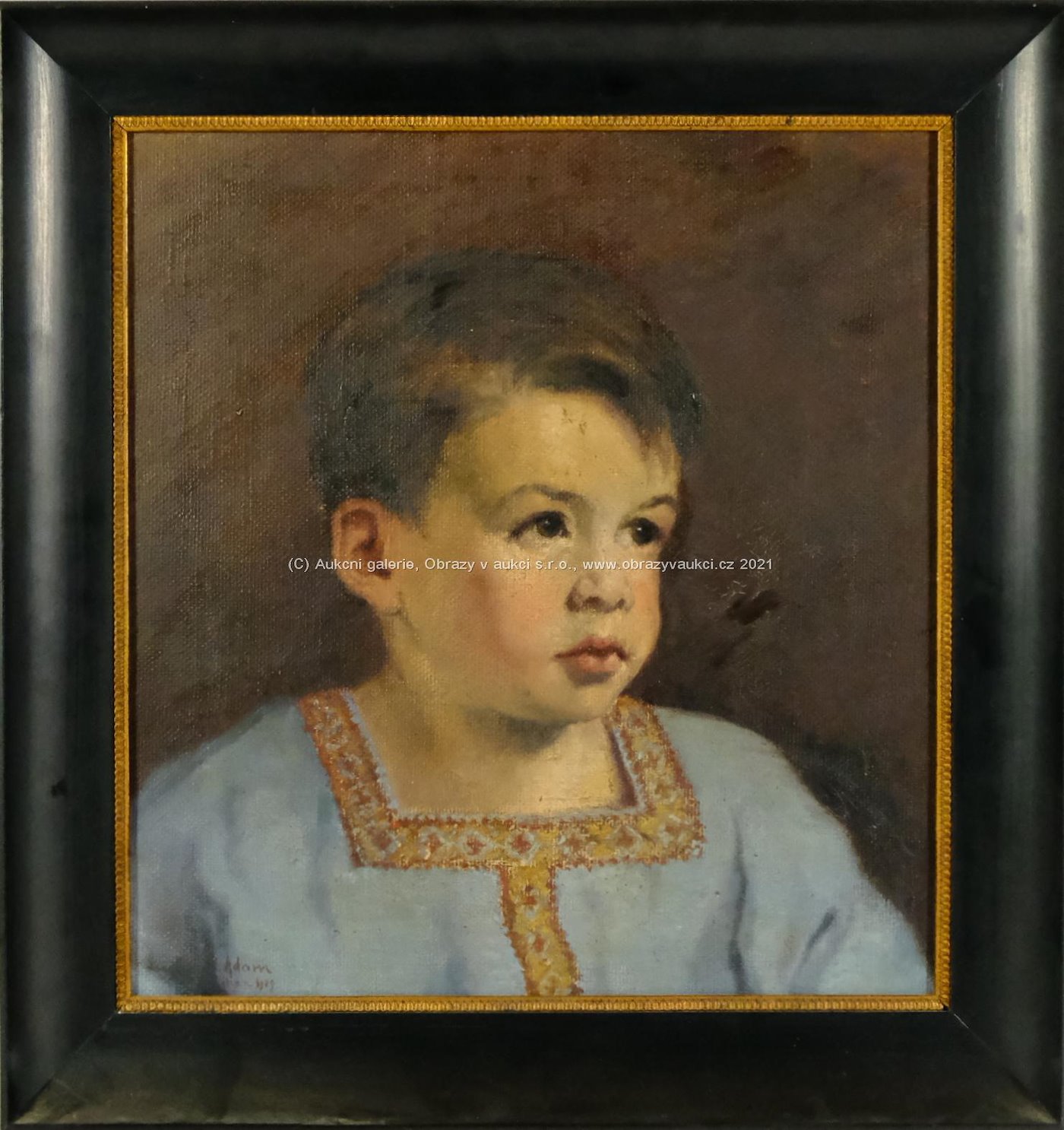 Luitpold Adam - Dětský portrét