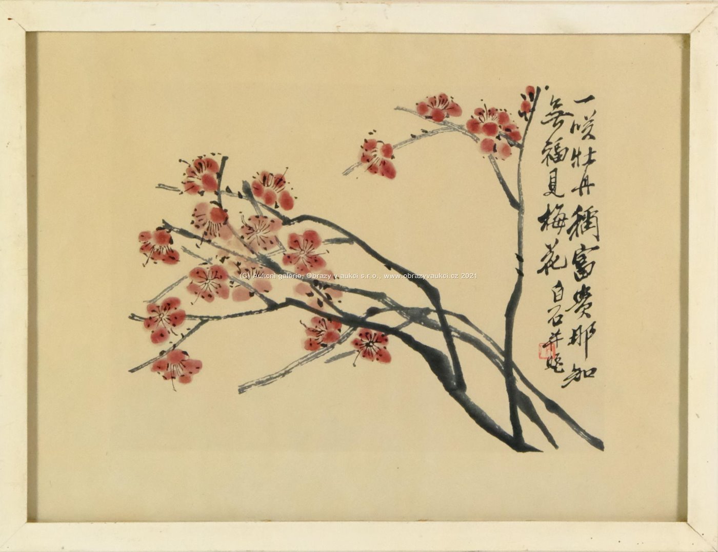 Bai-shi Qi (Čchi Paj-š´) - Rozkvetlá sakura