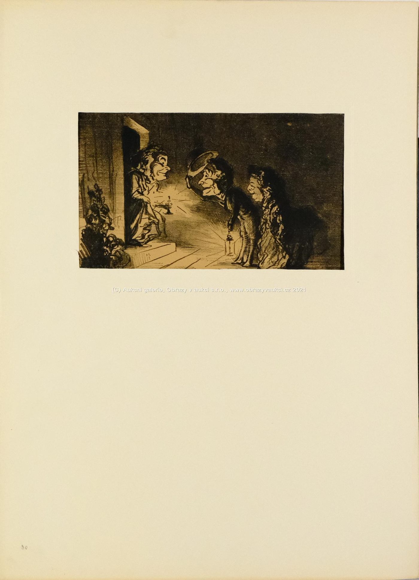 Honoré Daumier - Sousedé na venkově