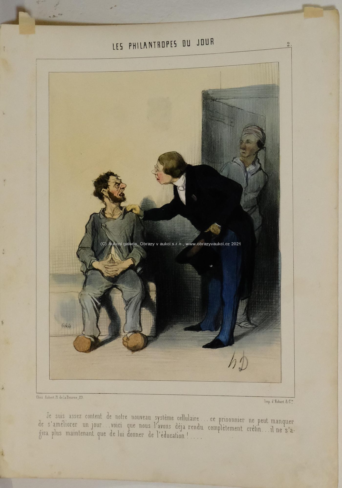 Honoré Daumier - Les philantropes du jour