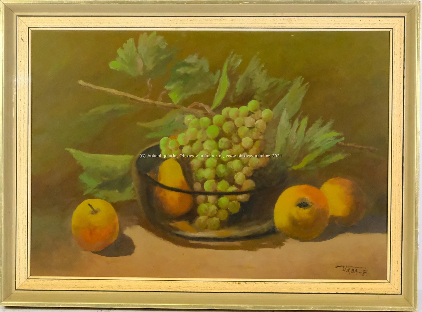 František Vrba - Zátiší s ovocem