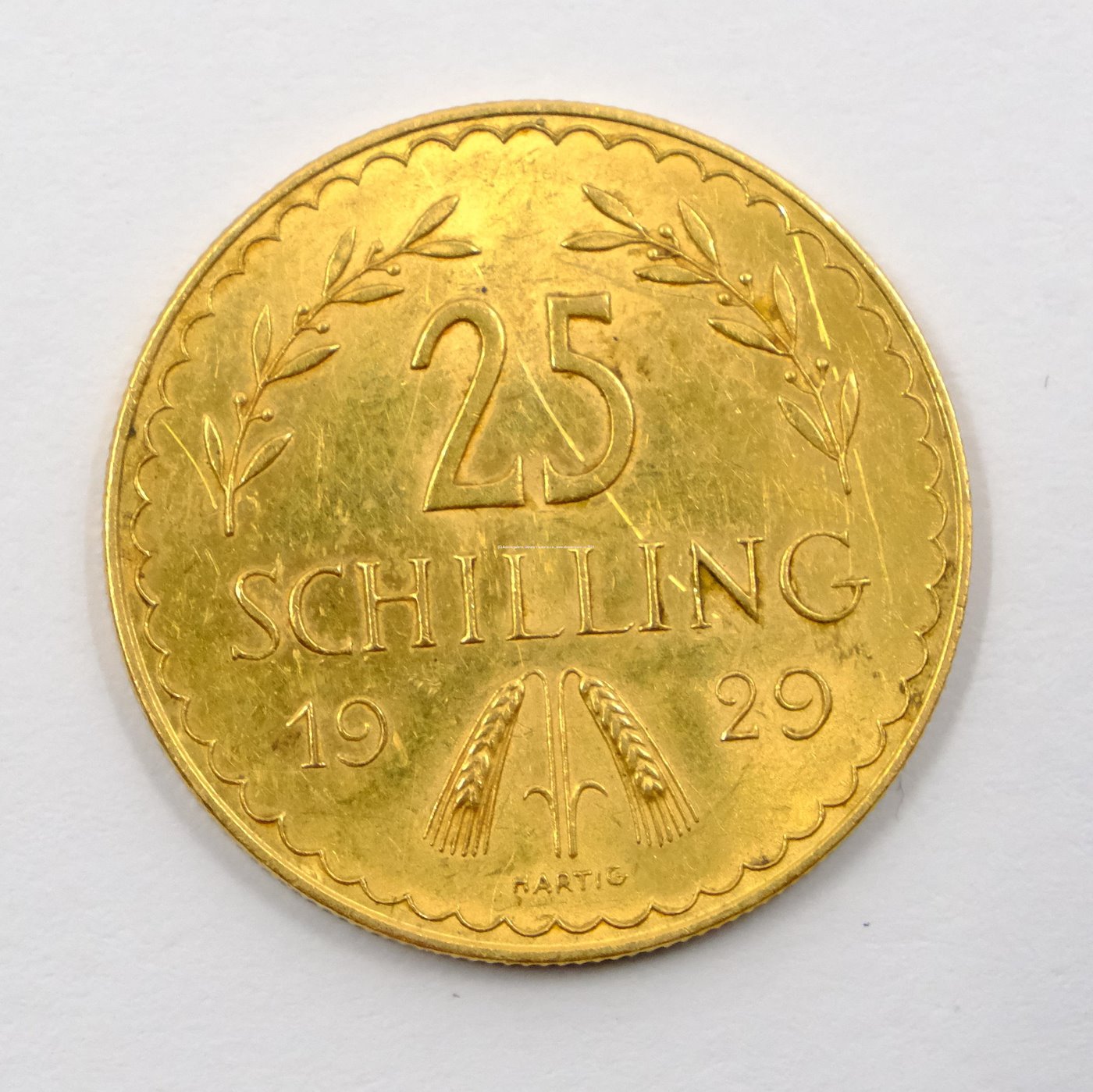 .. - Zlatá mince Rakouská republika . 25 Schilling rok 1929.Zlato 900/1000 hrubá hmotnost 5,881g