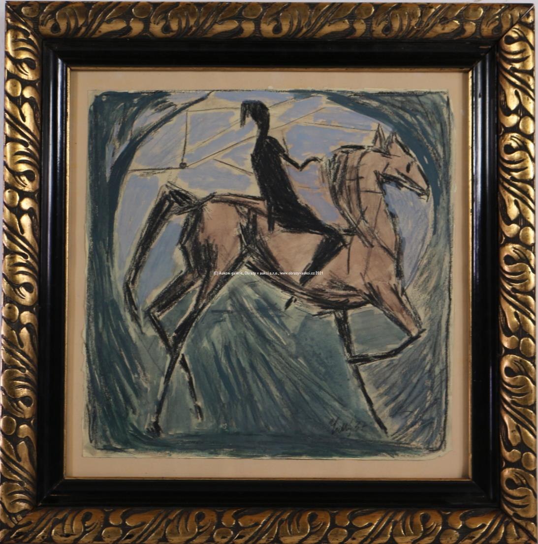 František Tichý - Jezdec na koni