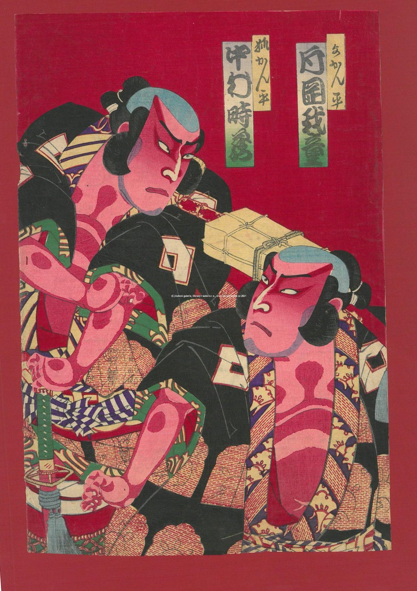 Kunisada - Sumo zápasníci