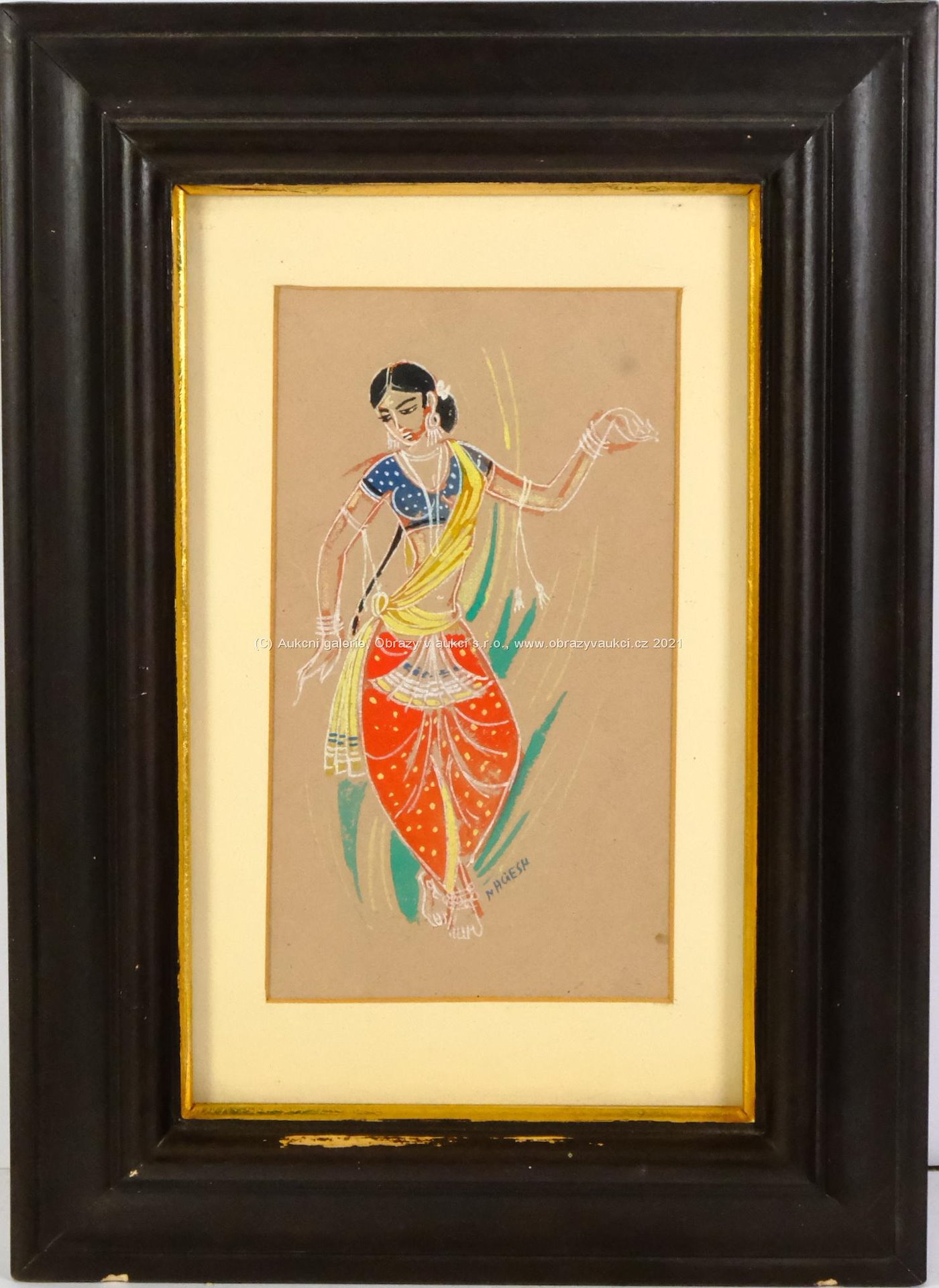 Nagesh - Indická tanečnice