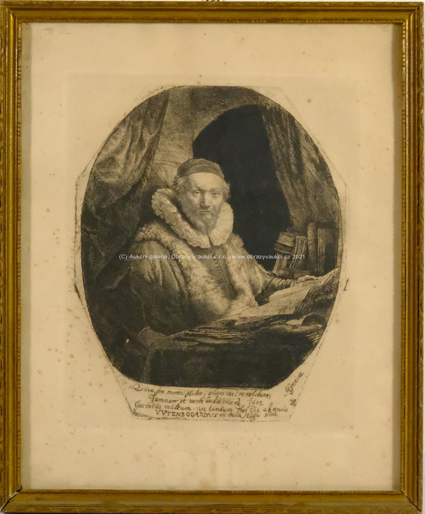 Rembrandt van Rijn - Muž při čtení