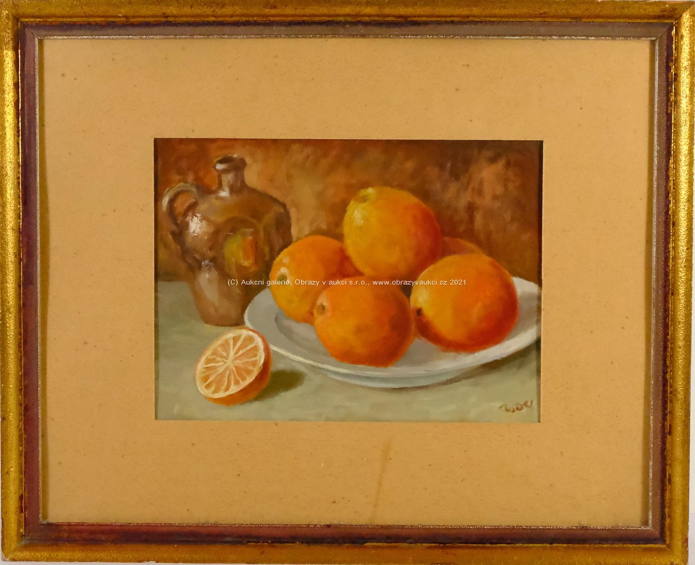 monogram - Zátiší s pomeranči