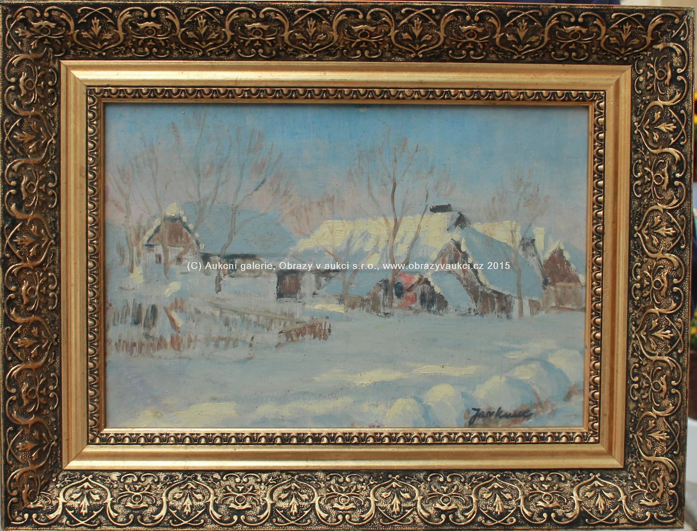 Jaromír Kunc - Zima ve vesnici