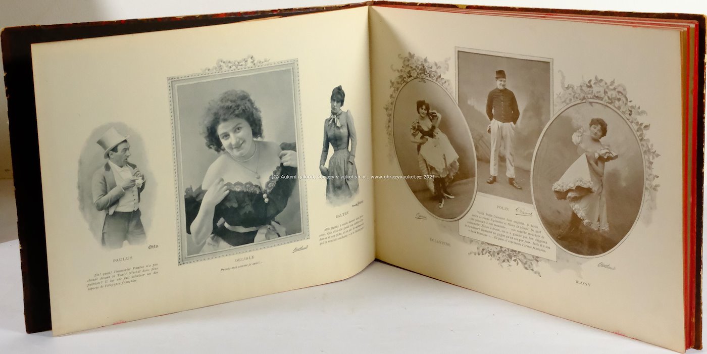 Reutlinger, Lartong, Benque, Meurdein, Walery, Block a další - Krásné francouzské ženy - erotika kolem roku 1900
