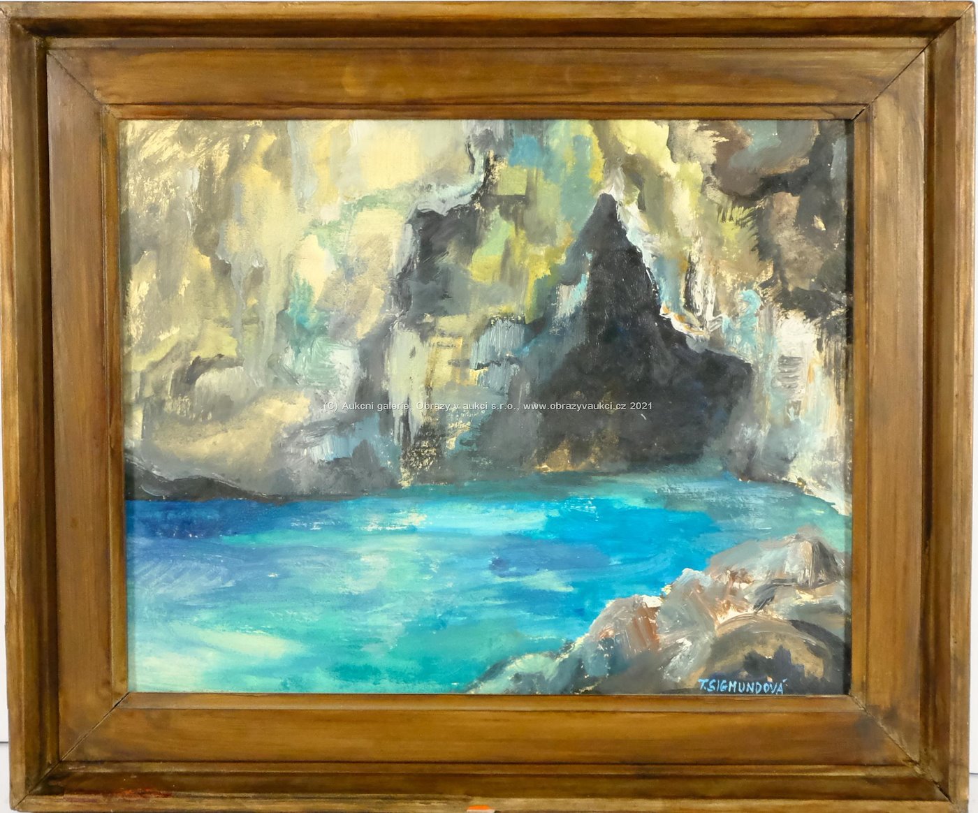 Tereza Sigmundová - Modrá jeskyně - Capri