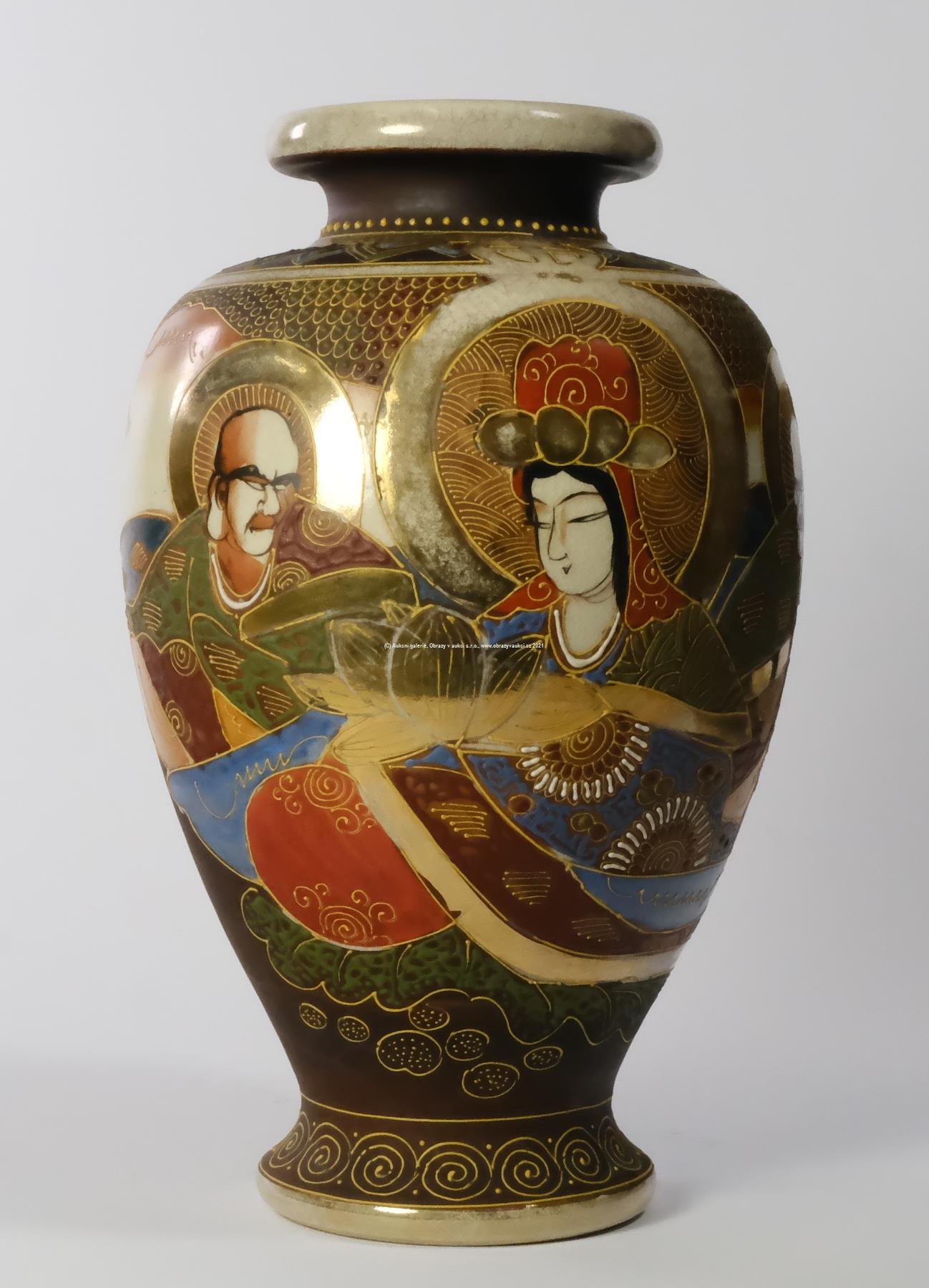 Asie kolem poloviny 20. století - Párové vázy s asijskými motivy