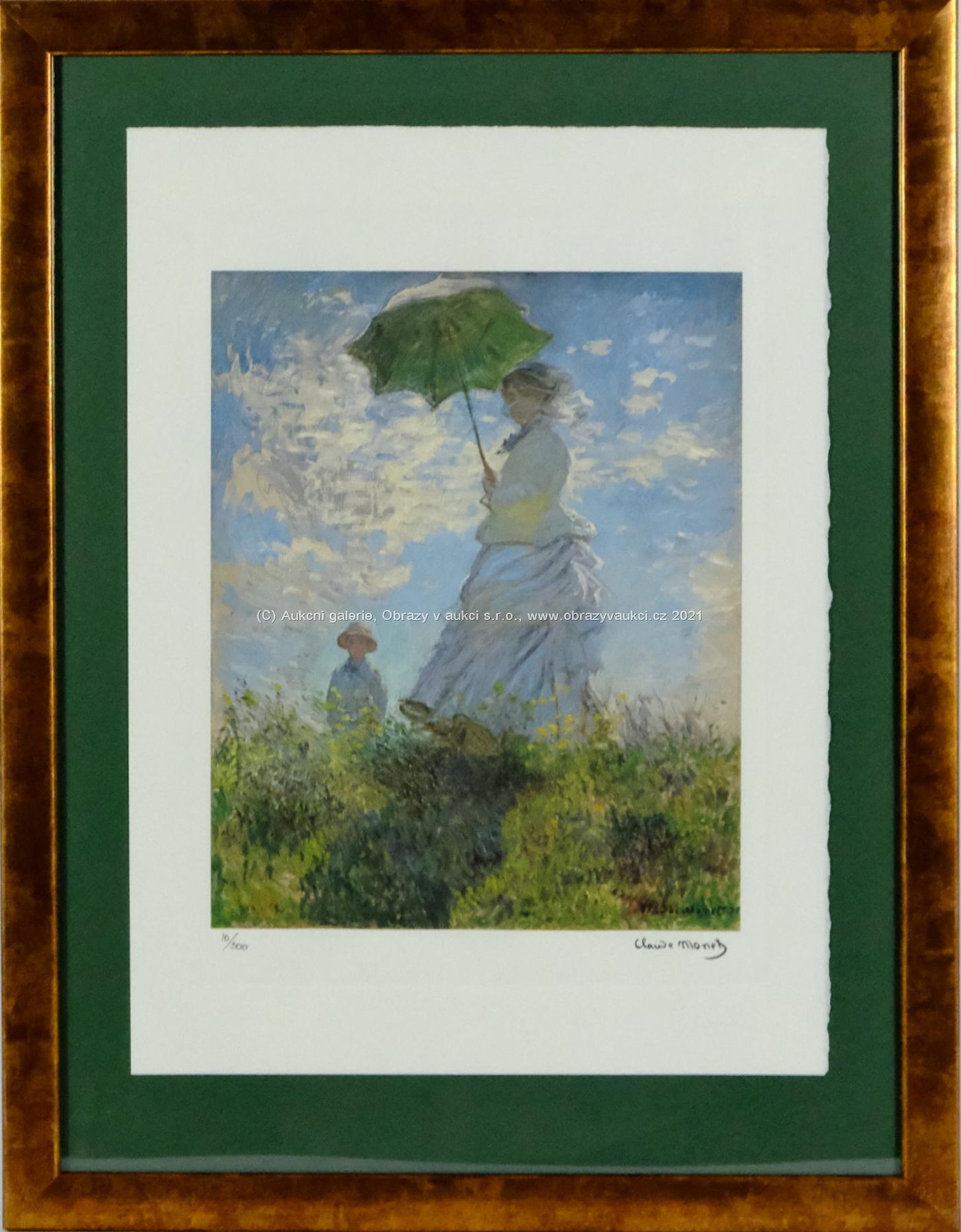 Claude Monet - Woman with a Parasol