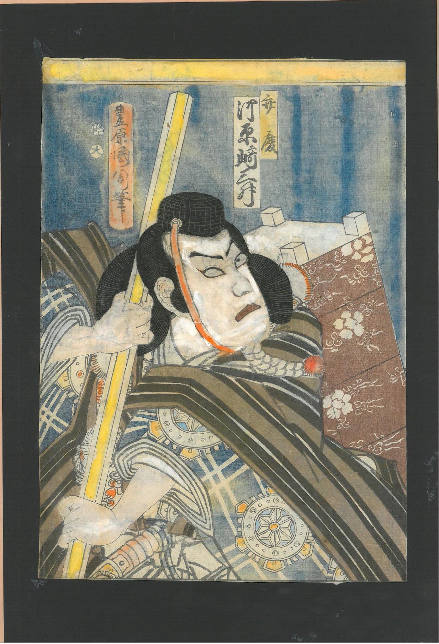 Kunisada - Samuraj připravený k boji