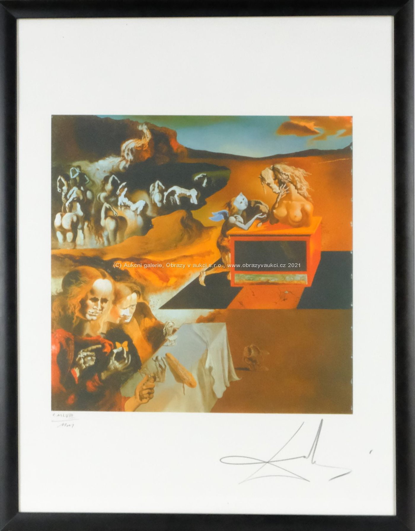 Salvador Dalí - Torza v poušti