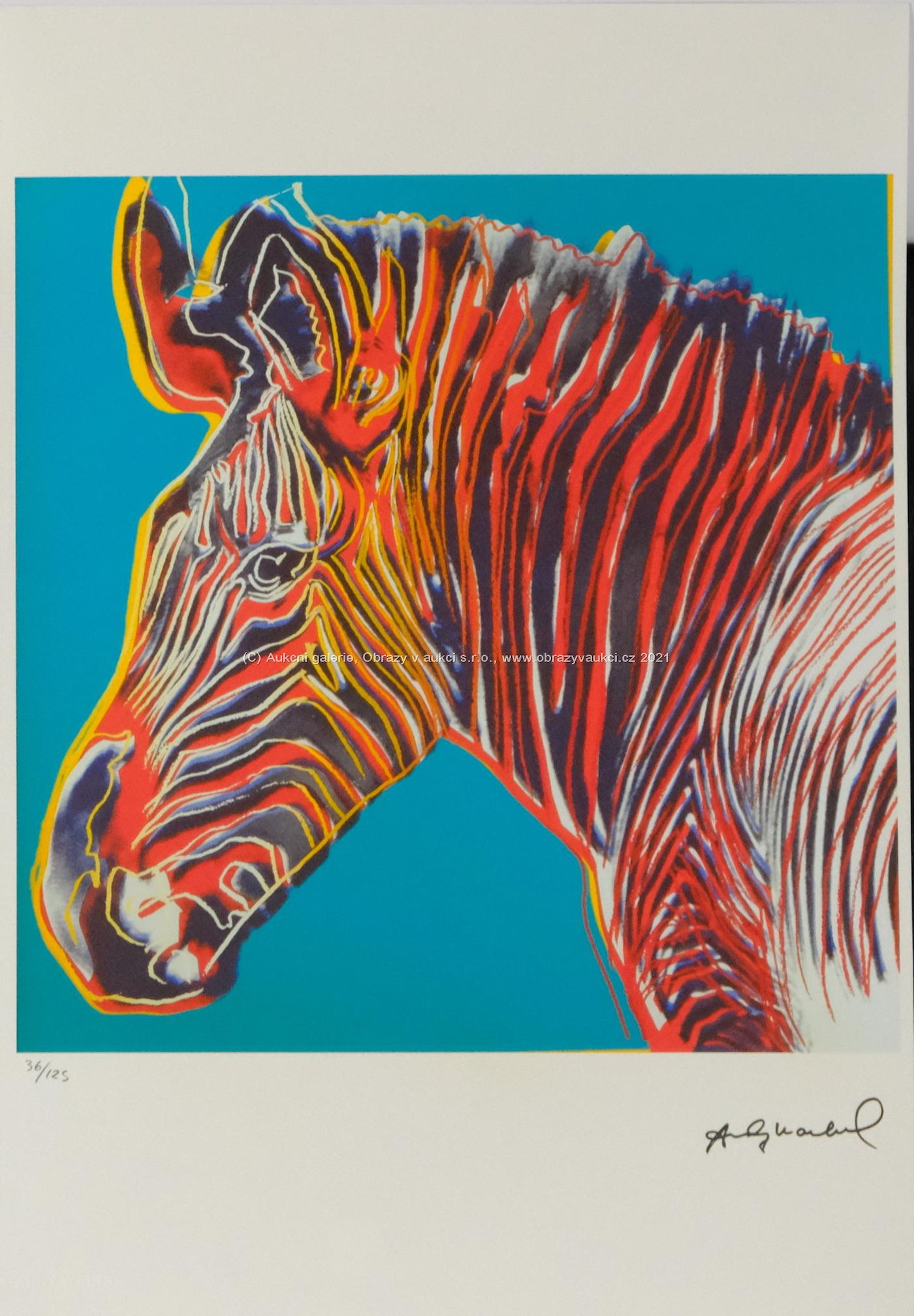 Andy Warhol - Zebra