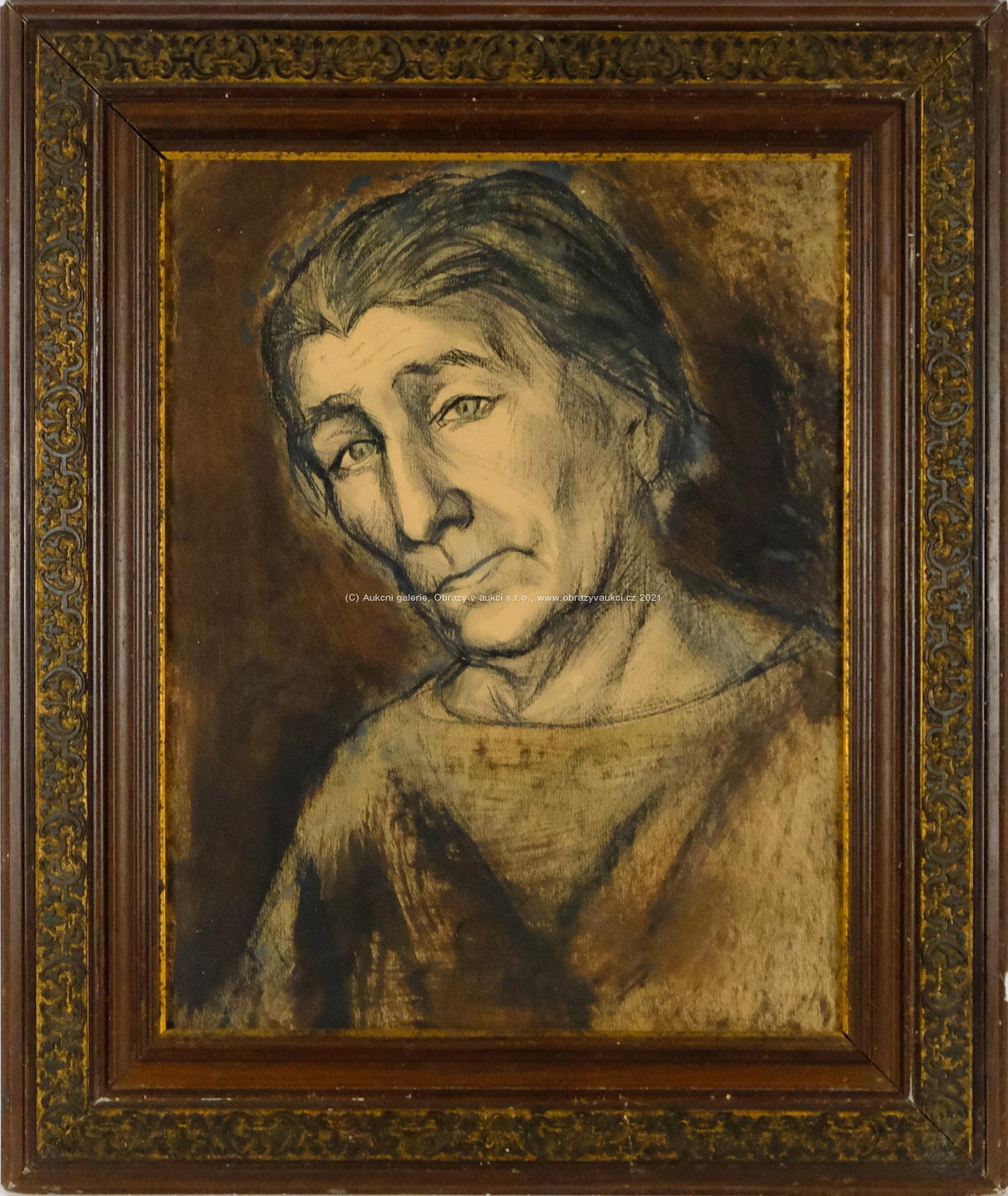 Alén Diviš - okruh - Portrét ženy