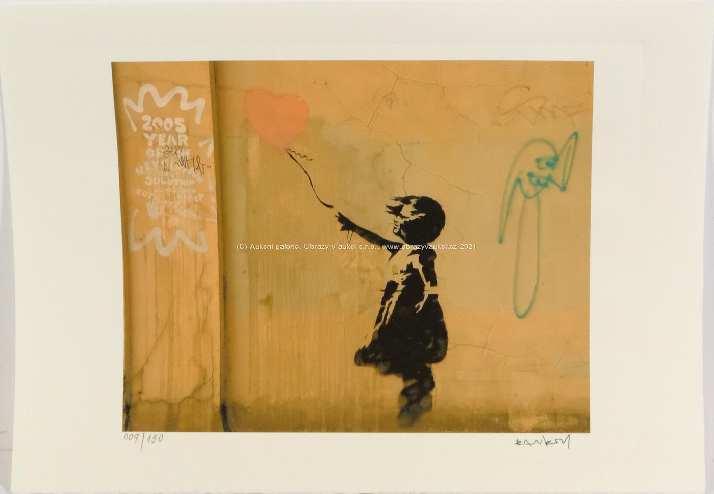 Banksy - Girl with Baloon (Dark)