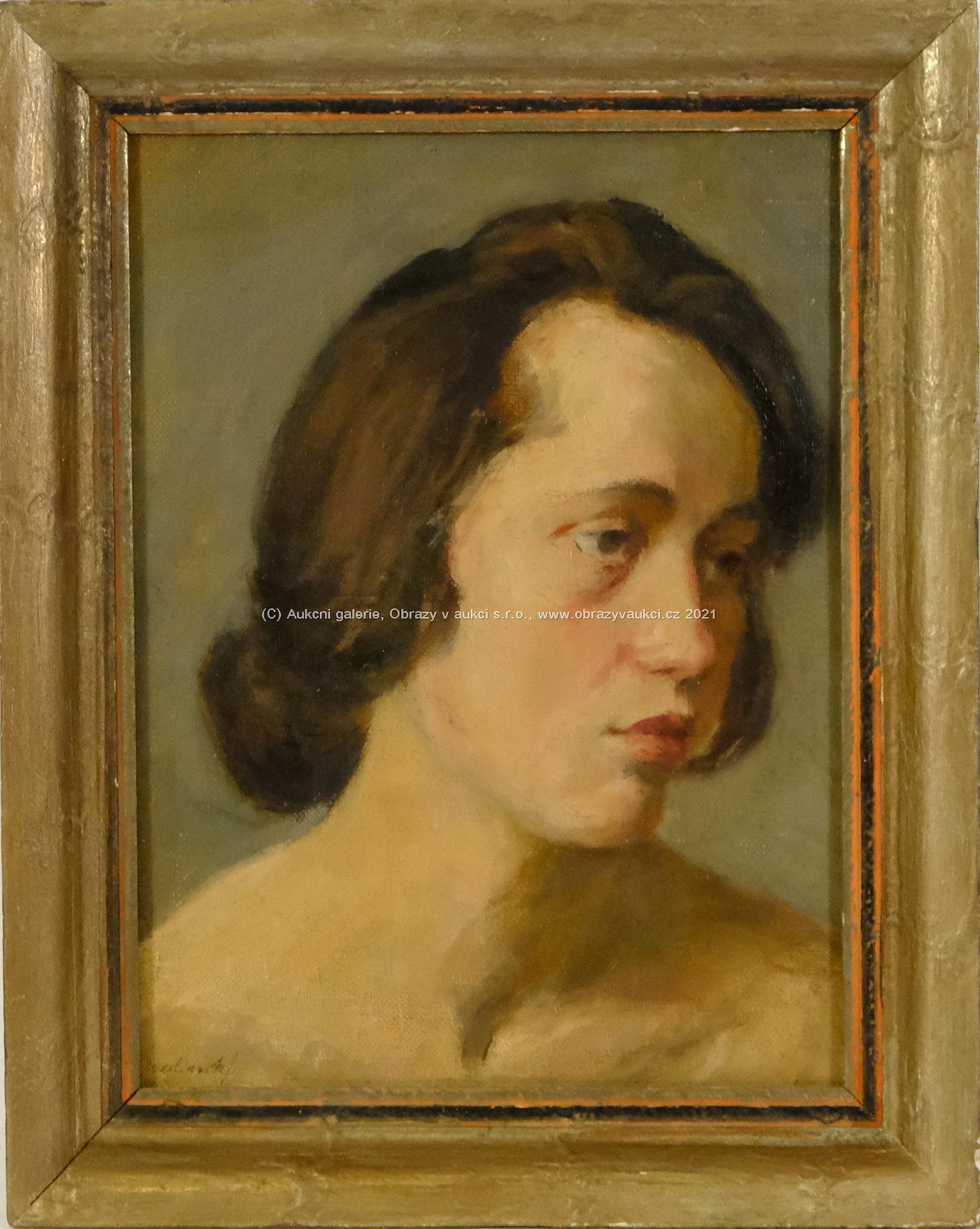 Jaroslav Malinský - Portrét dívky