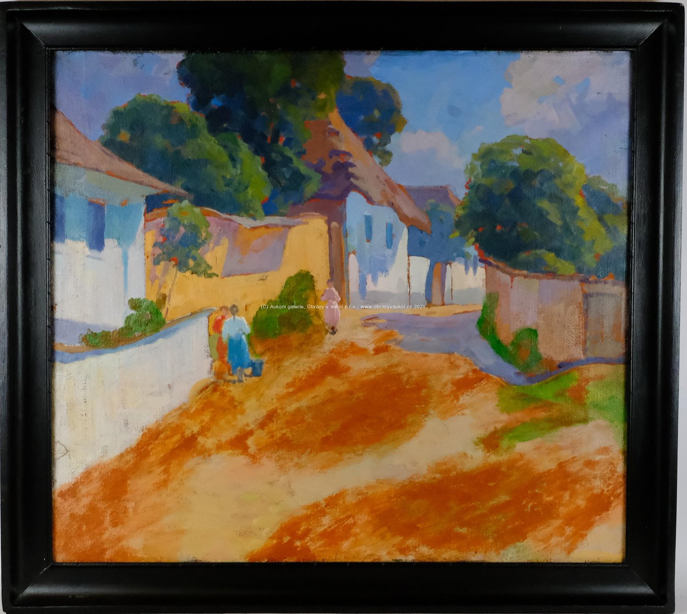 Slovenský malíř 1. poloviny 20. století - Slovenská vesnice