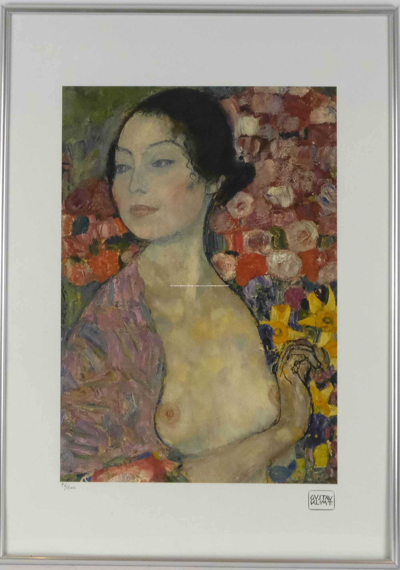 Gustav Klimt - Dáma s odhalenými ňadry