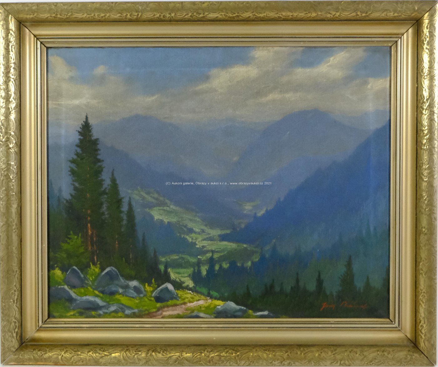 Josef Ptáček - Výhled v horách