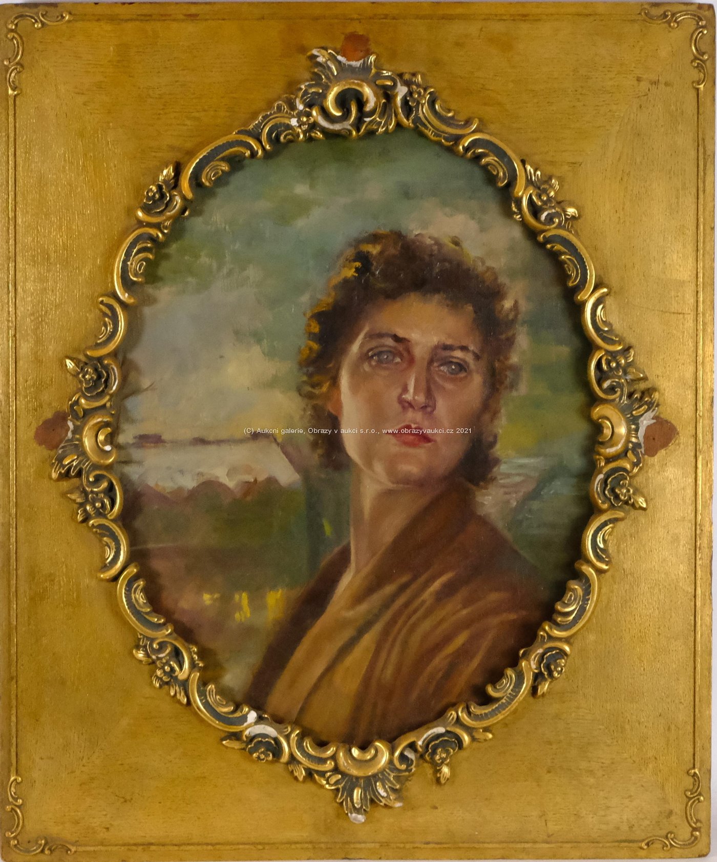 český malíř po roce 1900 - Upřený pohled