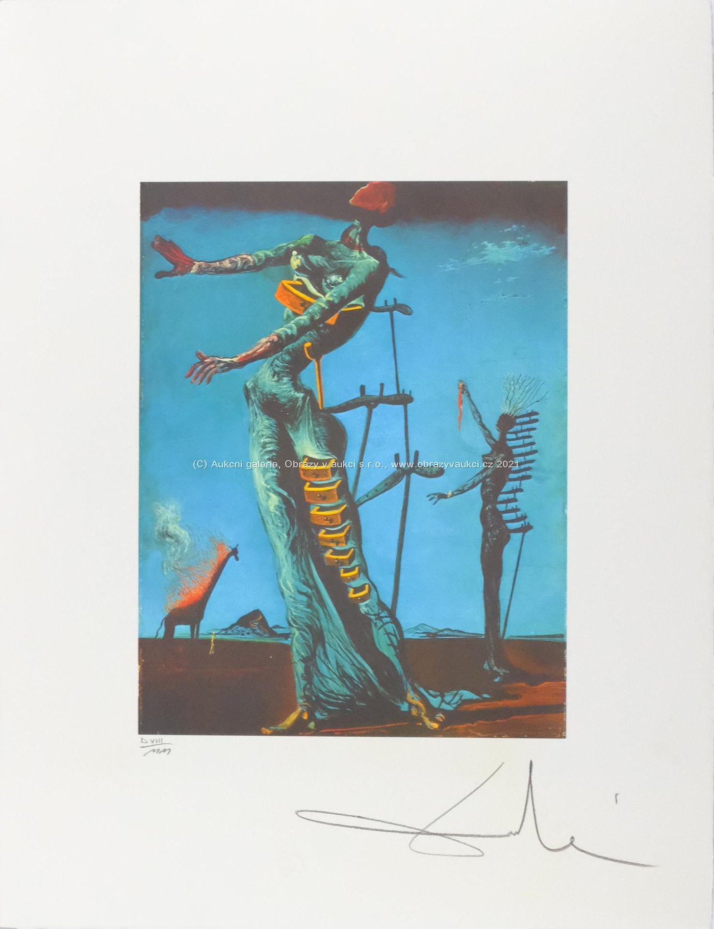 Salvador Dalí - The Burning Giraffe
