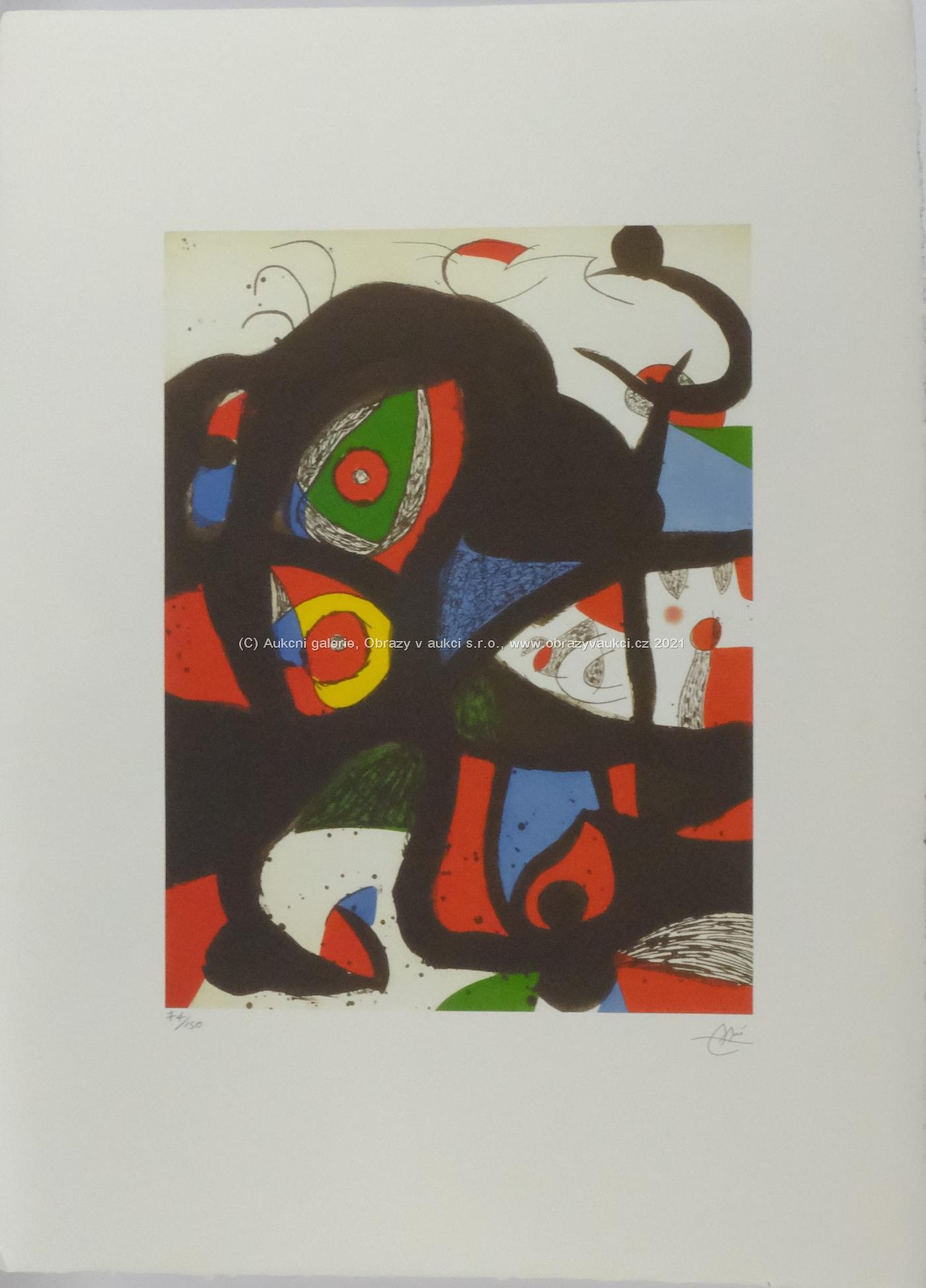 Joan Miró - Barevná kompozice