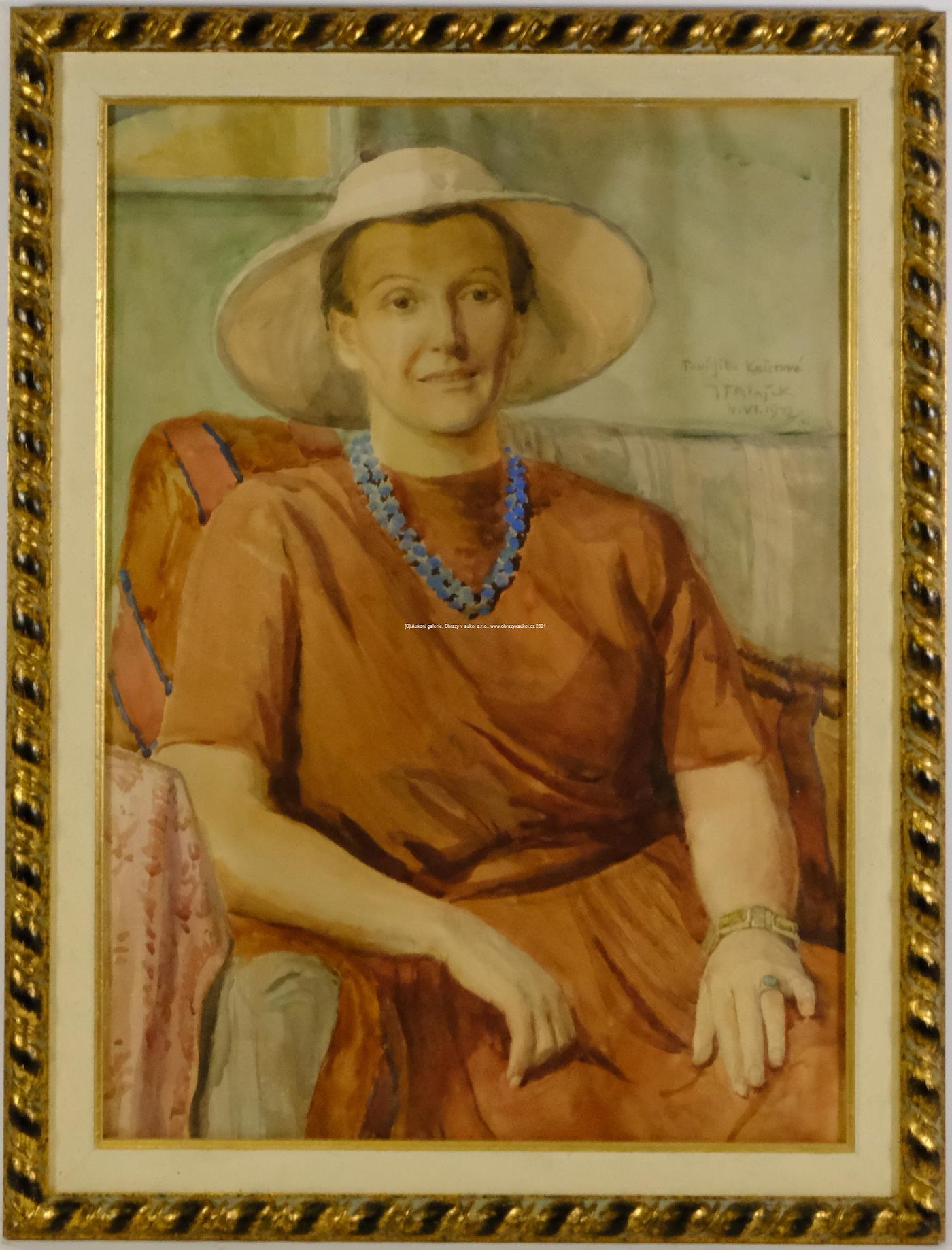Josef Tomáš Blažek - Žena v klobouku
