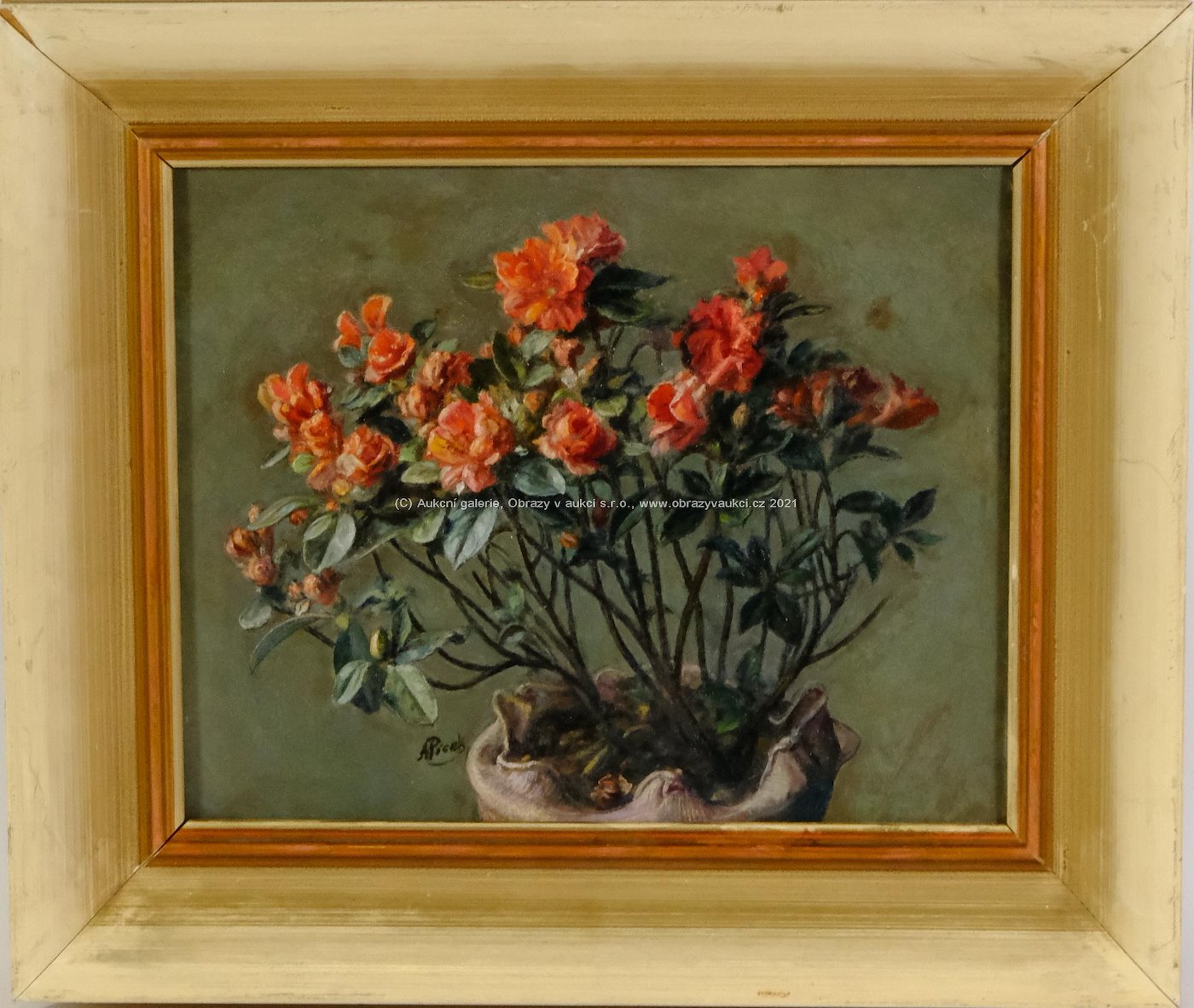 Antonín Picek - Červené květiny