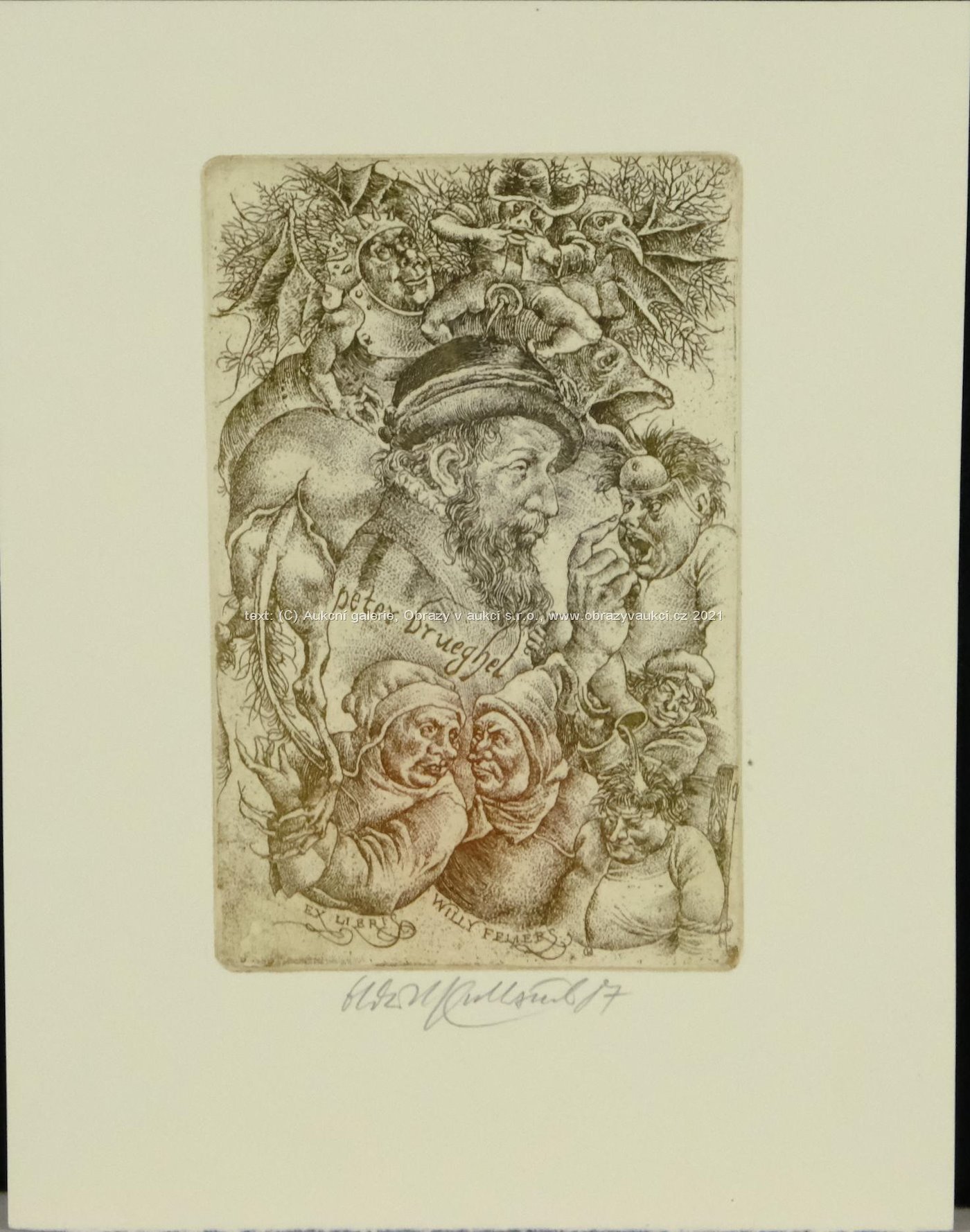 Oldřich Kulhánek - Ex Libris Peter Brueghel